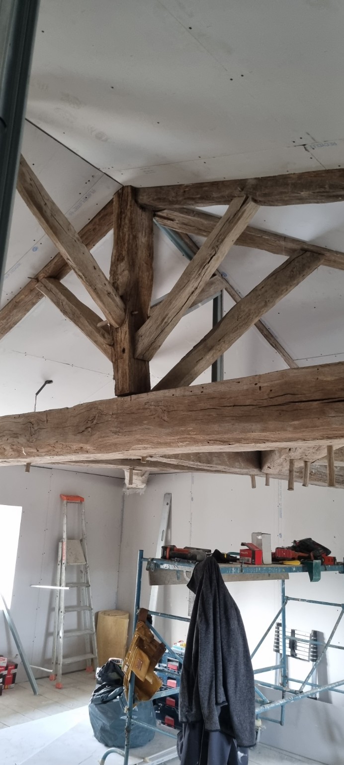 Charpente traditionnelle apparente