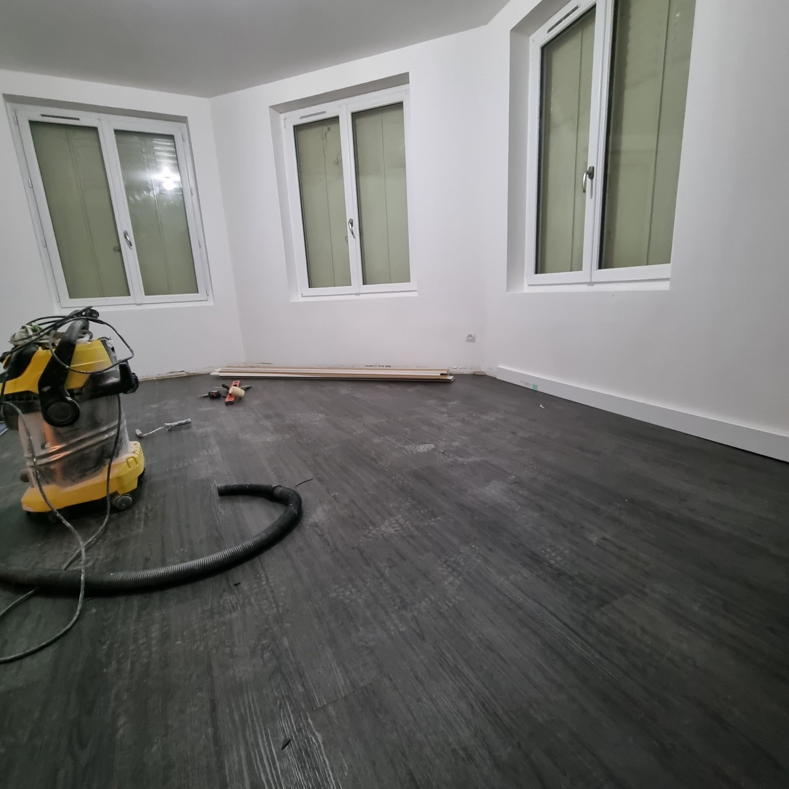Plafond et ossature en rénovation